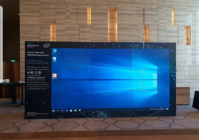 [INTEL] 3*3 멀티비젼 설치타입