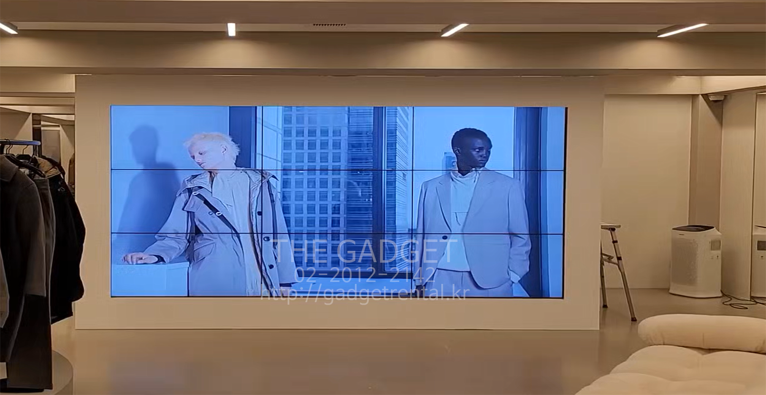 [띠어리매장] 3*3멀티비젼 설치타입